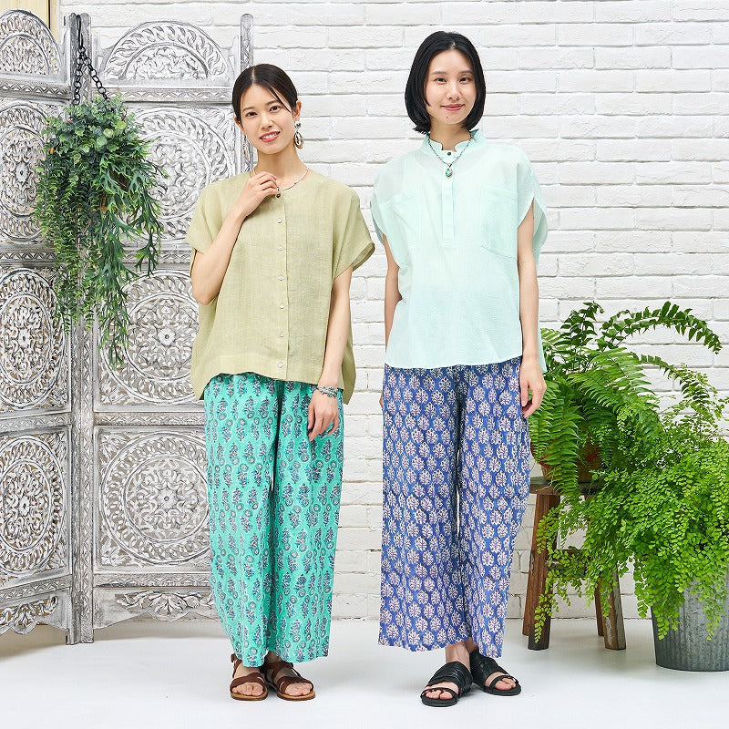 Lightweight Cotton Round Pullover