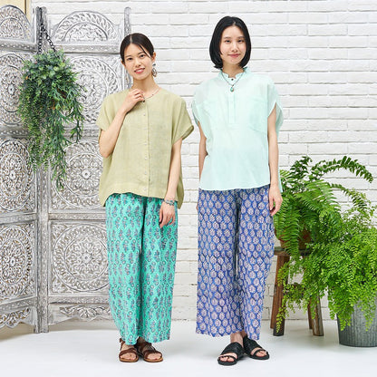 Lightweight Cotton Round Pullover
