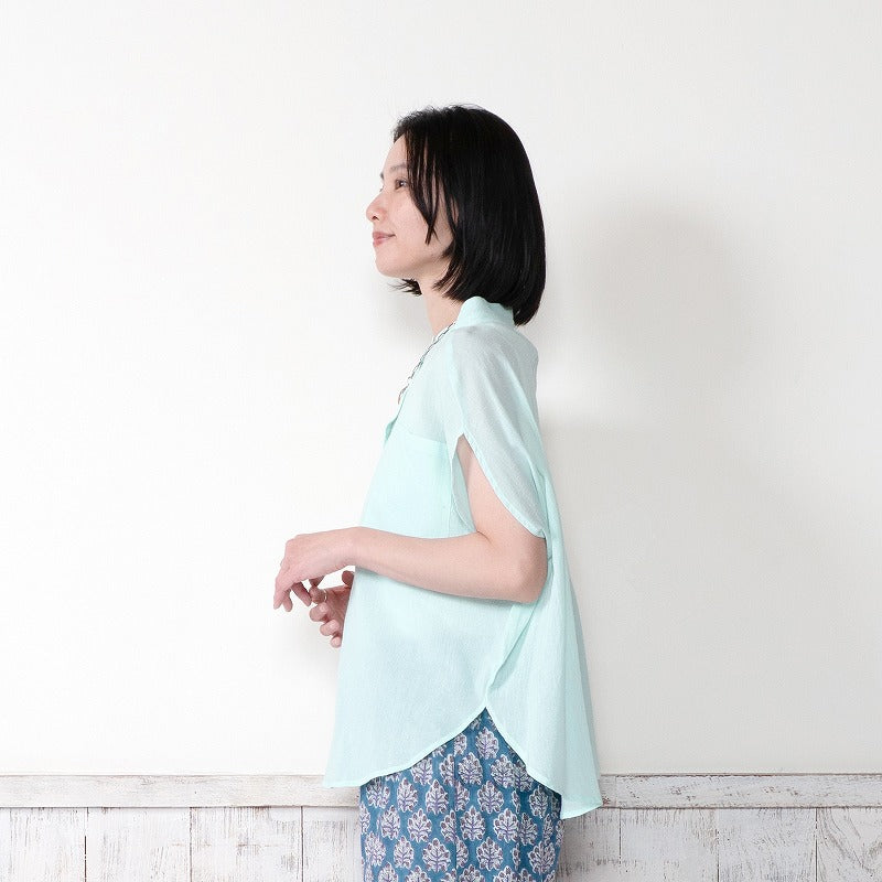 Lightweight Cotton Round Pullover