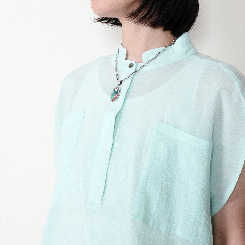 Lightweight Cotton Round Pullover
