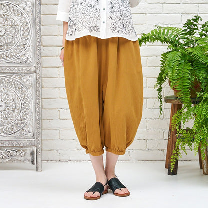 Lightweight Cotton Cocoon Pants