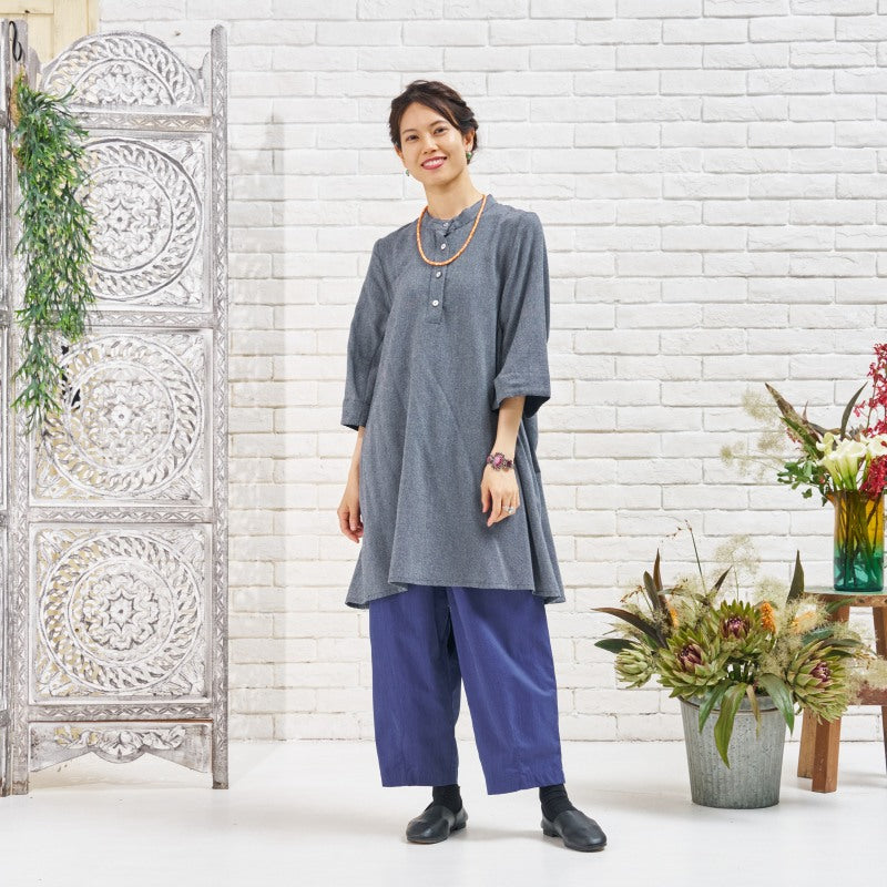 Cotton Pigment-Dyed Sarouel Pants