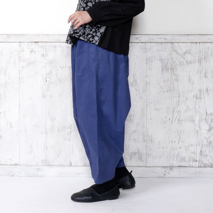 Cotton Pigment-Dyed Sarouel Pants