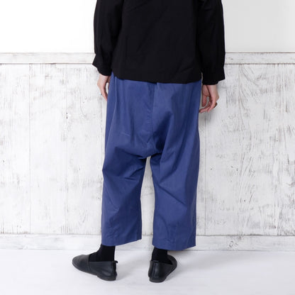 Cotton Pigment-Dyed Sarouel Pants