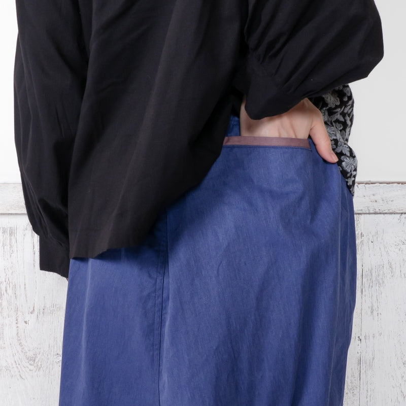 Cotton Pigment-Dyed Sarouel Pants