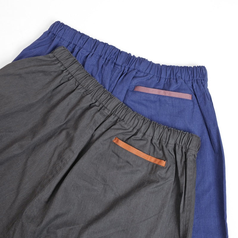 Cotton Pigment-Dyed Sarouel Pants