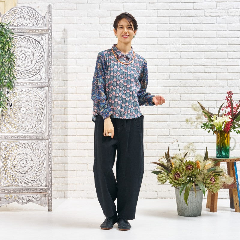 Curved Crotch Wash Pants