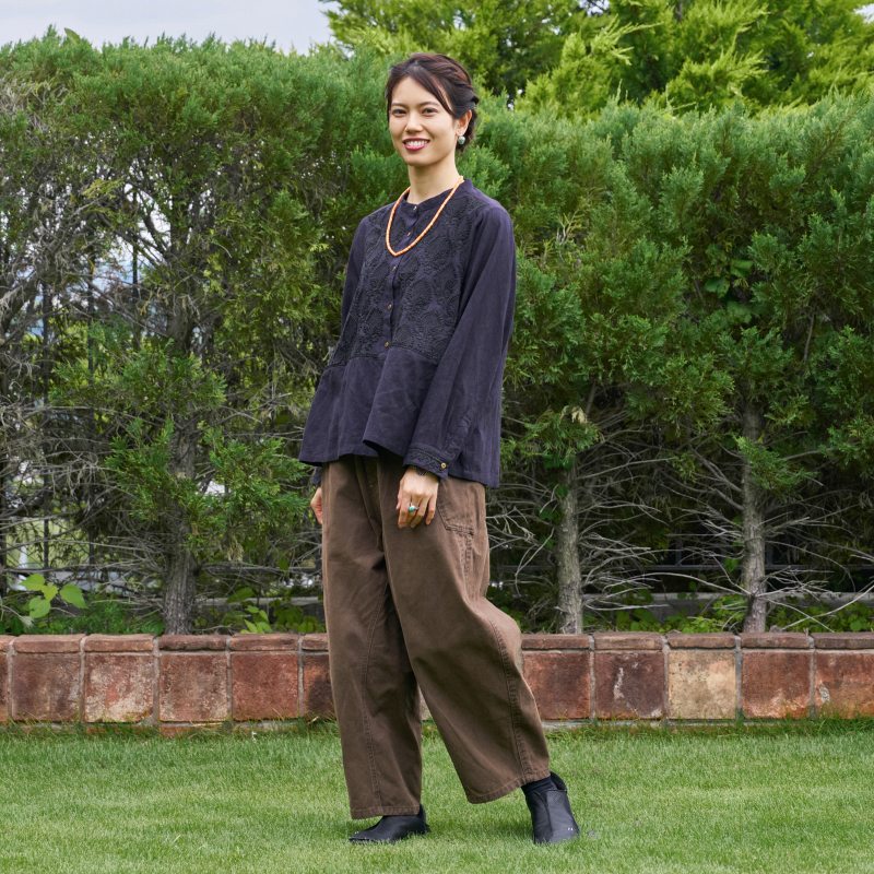Curved Crotch Wash Pants