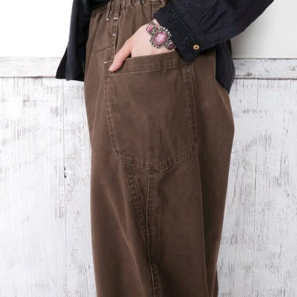 Curved Crotch Wash Pants