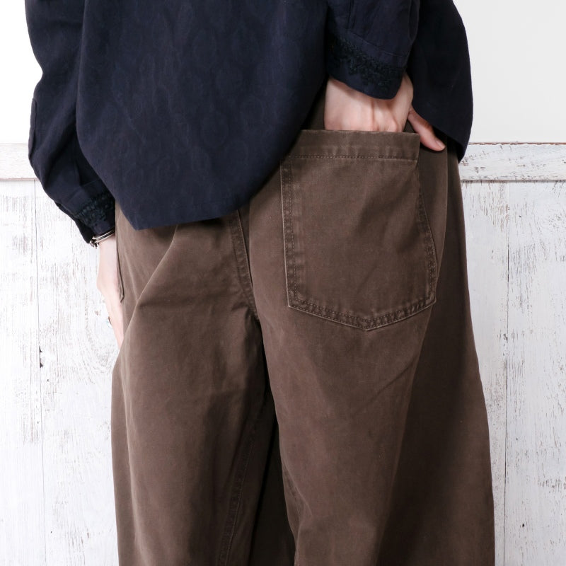 Curved Crotch Wash Pants