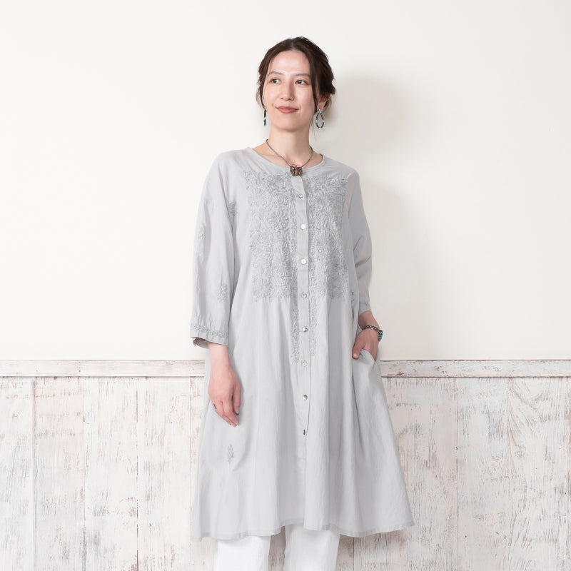 Cotton Lucknow Embroidery Blouse N