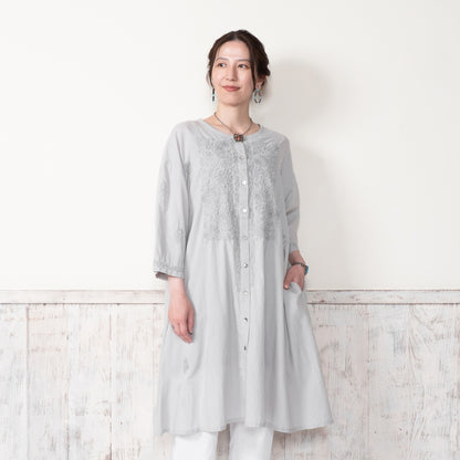 Cotton Lucknow Embroidery Blouse N