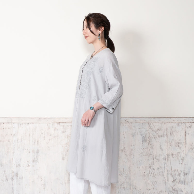 Cotton Lucknow Embroidery Blouse N