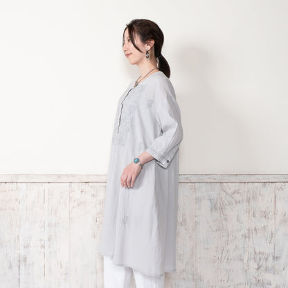 Cotton Lucknow Embroidery Blouse N