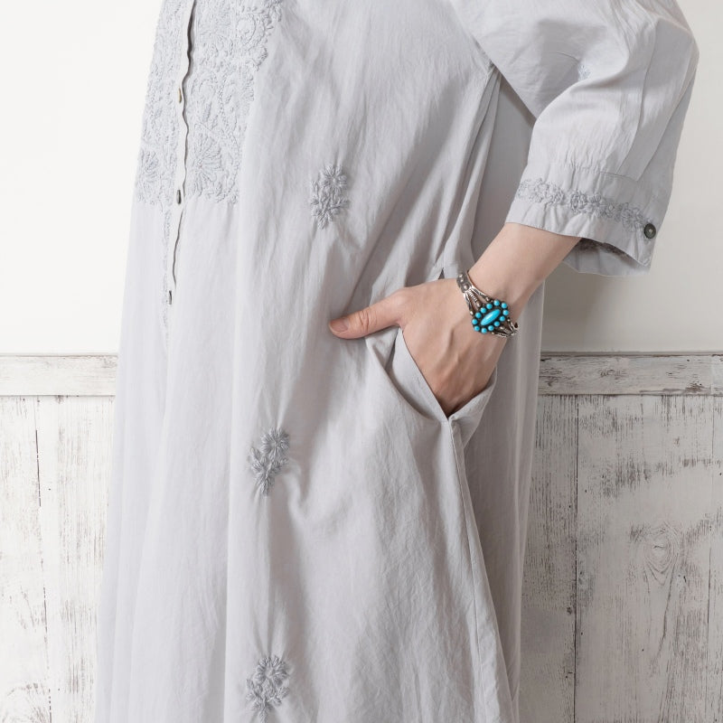 Cotton Lucknow Embroidery Blouse N