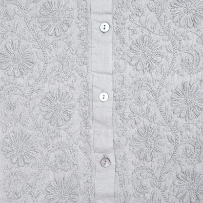 Cotton Lucknow Embroidery Blouse N