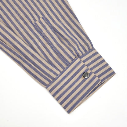 Stripe Button-Front Dress