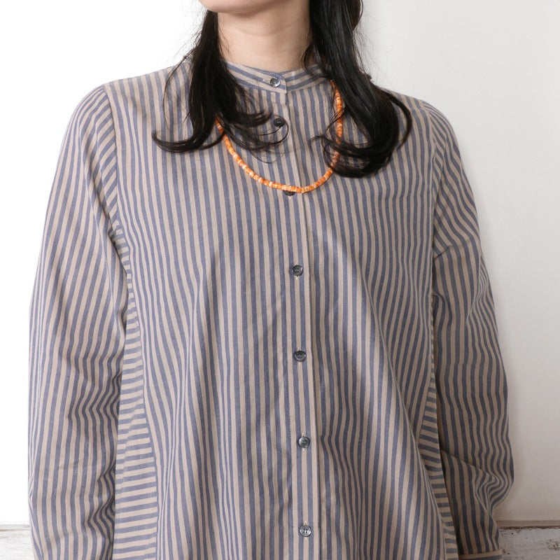 Stripe Panel Blouse