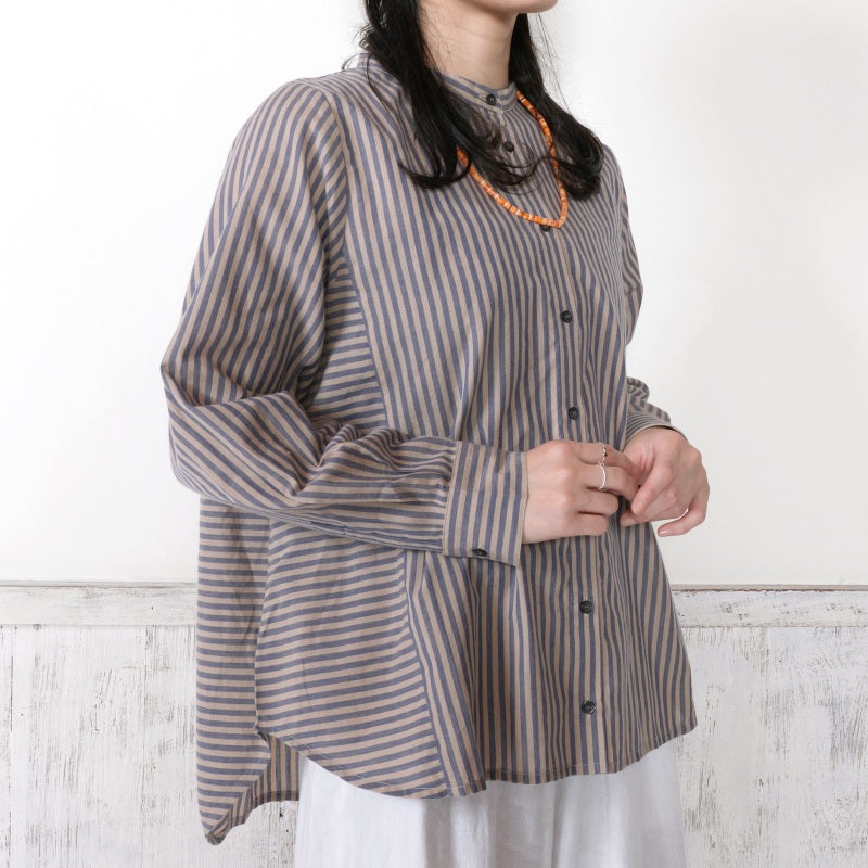 Stripe Panel Blouse