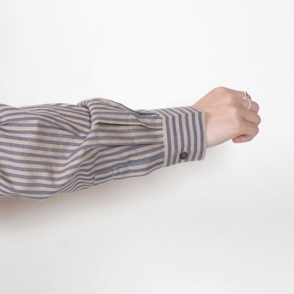 Stripe Panel Blouse