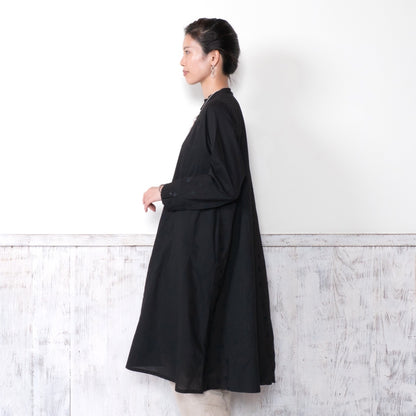 Front-Open Dot Switch Dress