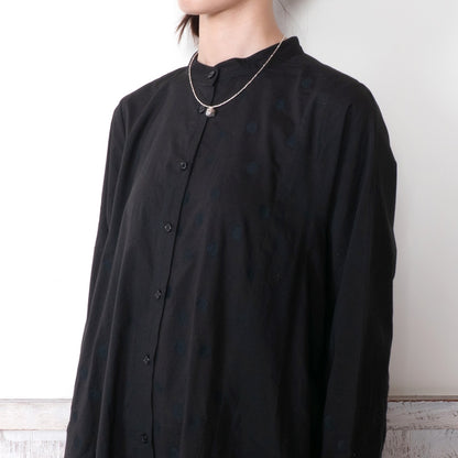 Front-Open Dot Switch Dress