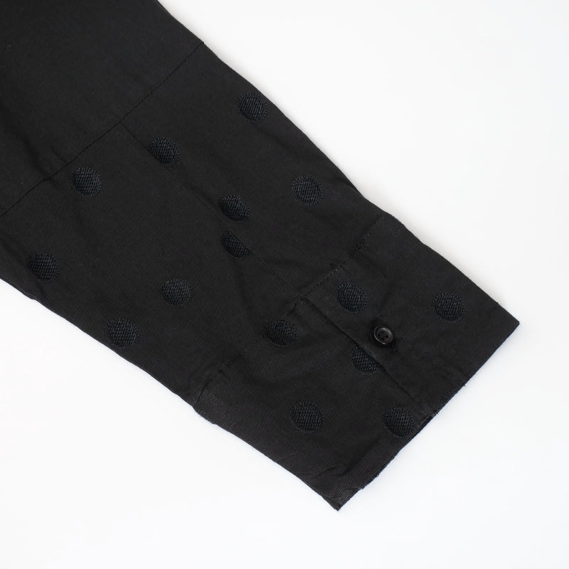 Front-Open Dot Switch Dress