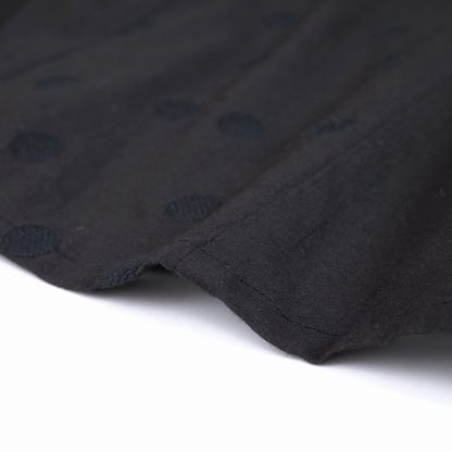 Front-Open Dot Switch Dress