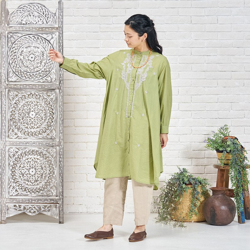 Lucknow Embroidery Long Blouse