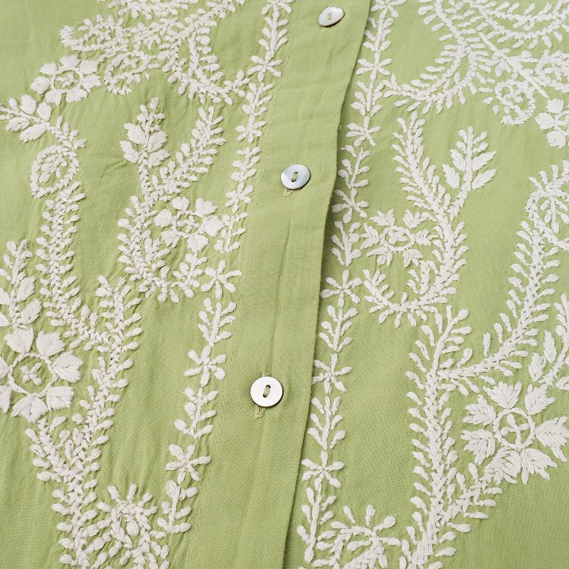Lucknow Embroidery Long Blouse
