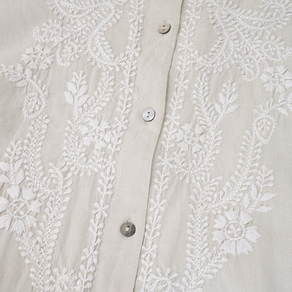 Lucknow Embroidery Long Blouse
