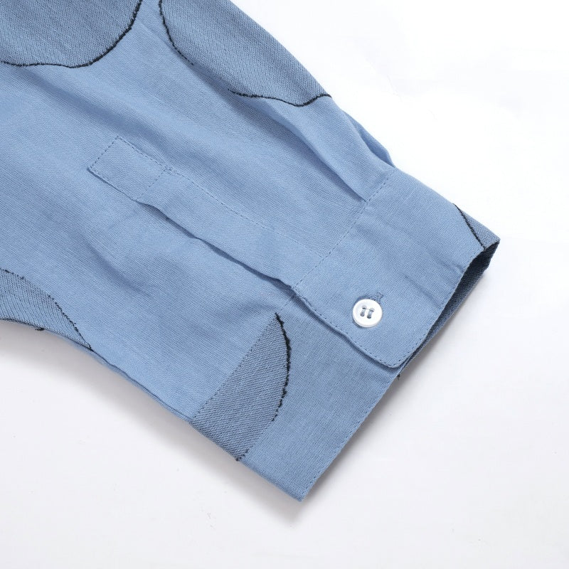 Dot Jacquard Blouse N