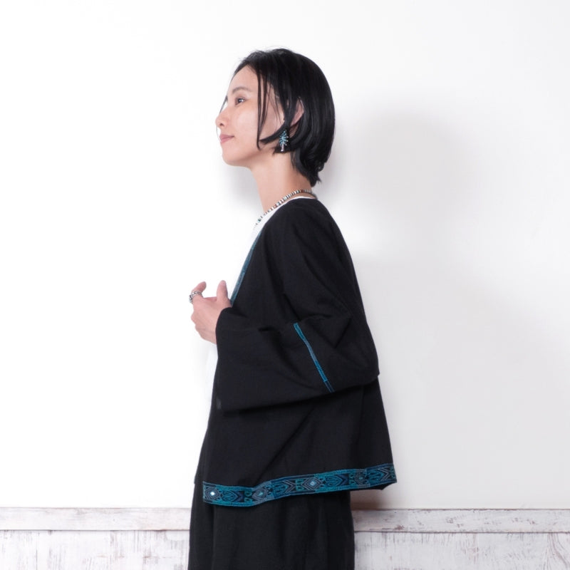 Embroidered Tape Blouse