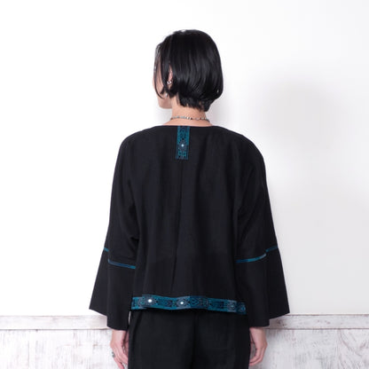 Embroidered Tape Blouse