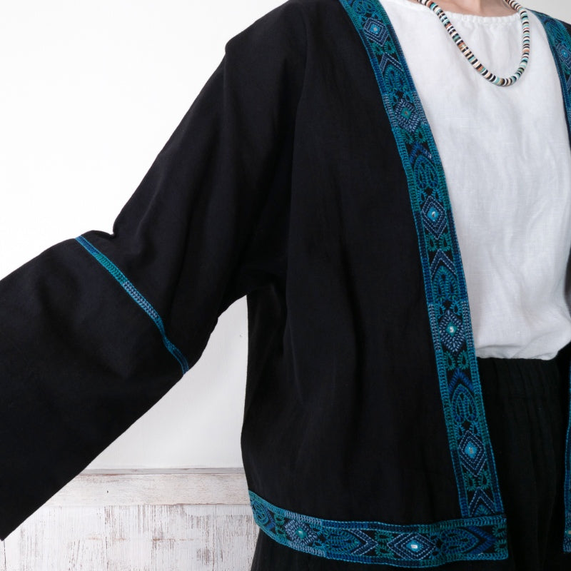 Embroidered Tape Blouse