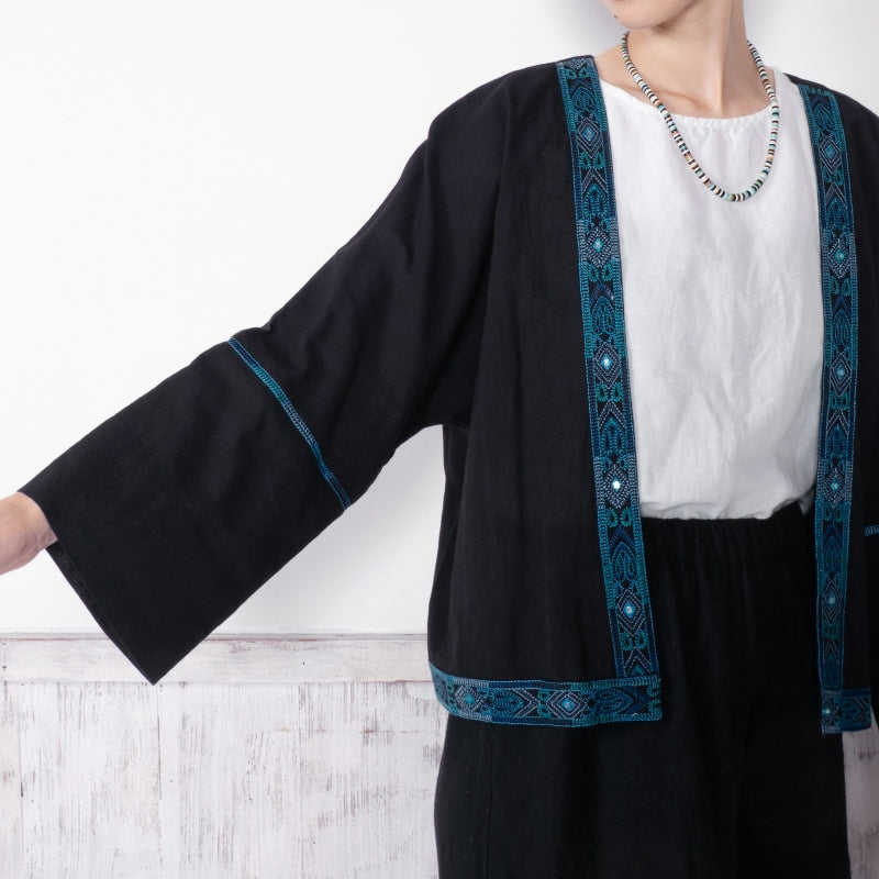 Embroidered Tape Blouse