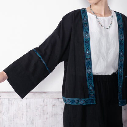 Embroidered Tape Blouse