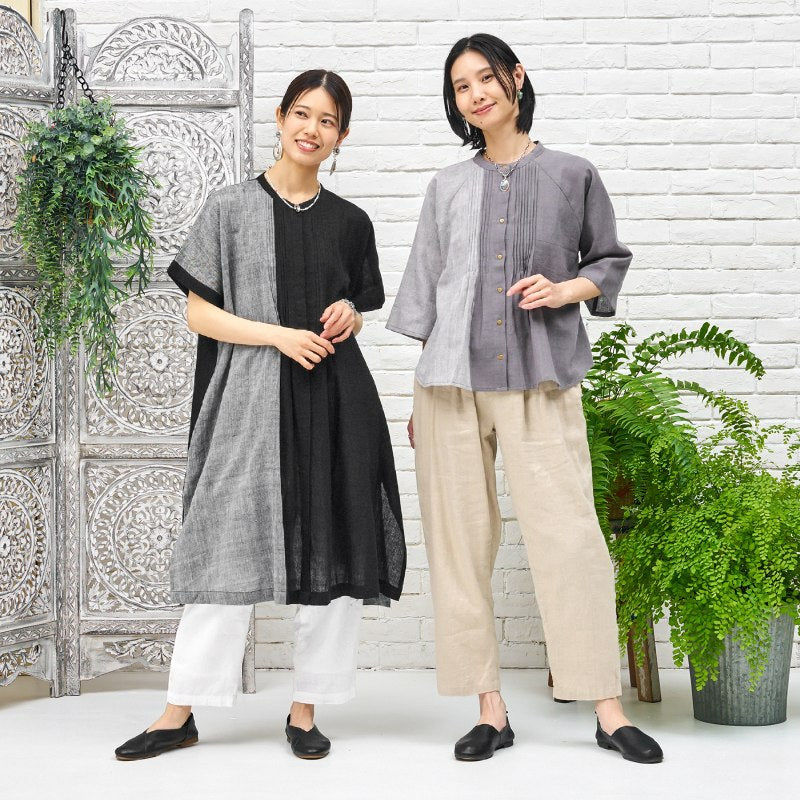 Khadi Border Short Blouse