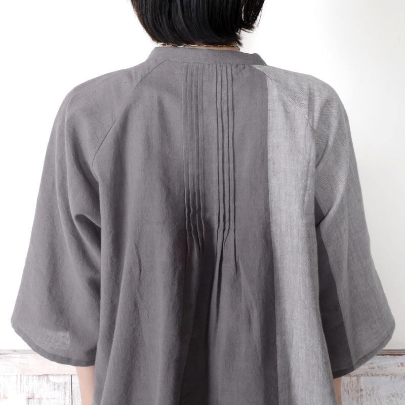 Khadi Border Short Blouse