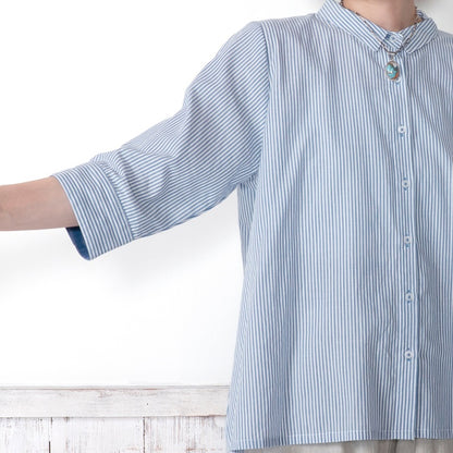 Pinstripe Blouse
