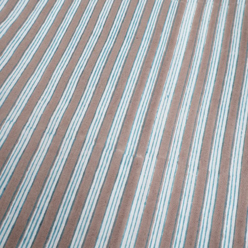Block Print Stripe Short Blouse