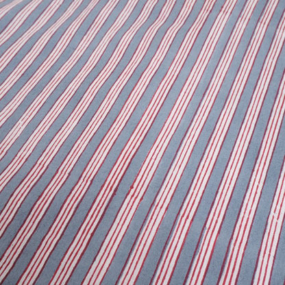 Block Print Stripe Front Open Dress