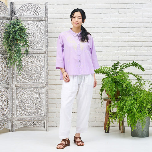 Oriental Embroidery Blouse