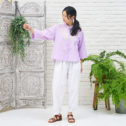 Oriental Embroidery Blouse