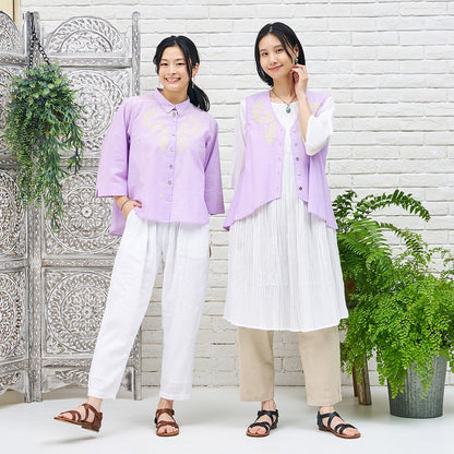 Oriental Embroidery Blouse