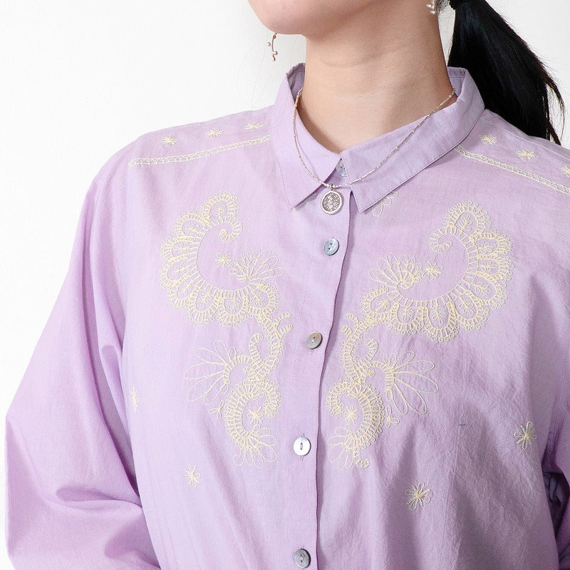 Oriental Embroidery Blouse