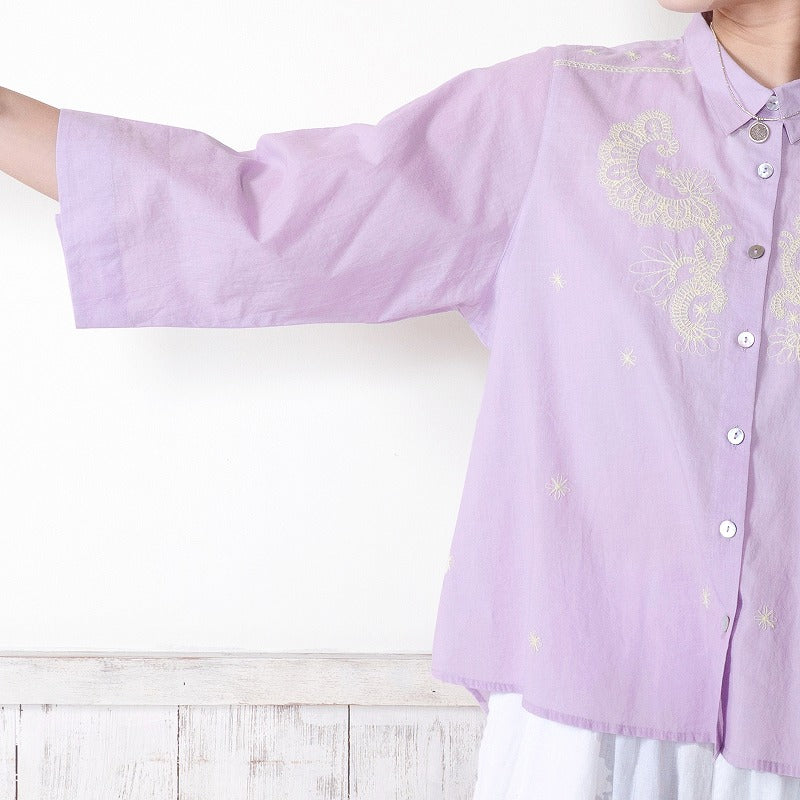 Oriental Embroidery Blouse