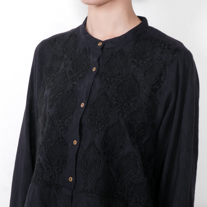 Cotton Lucknow Embroidery Blouse