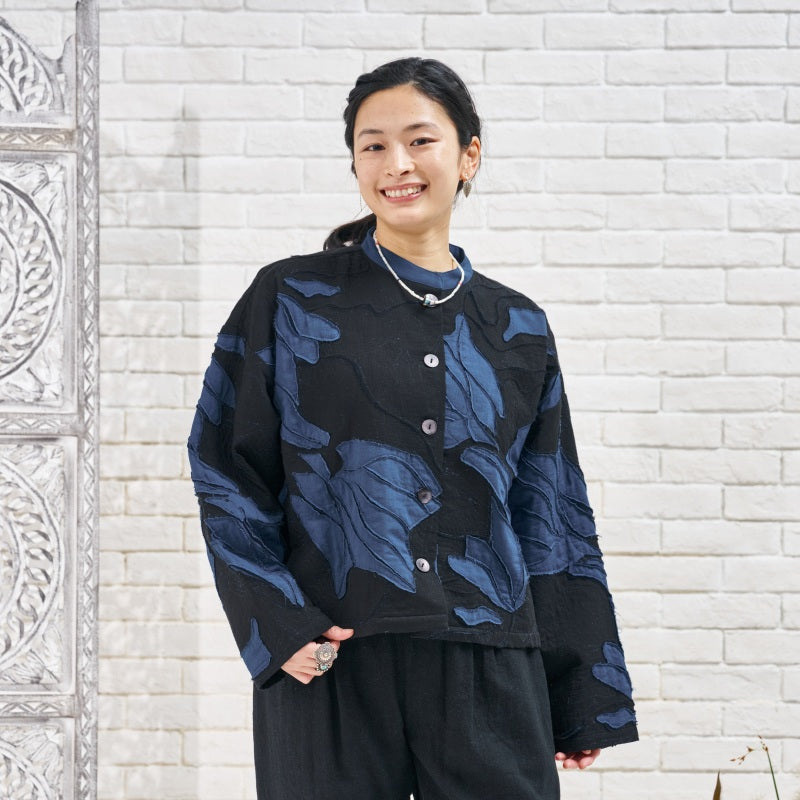 Cotton Layer Cutwork Jacket N
