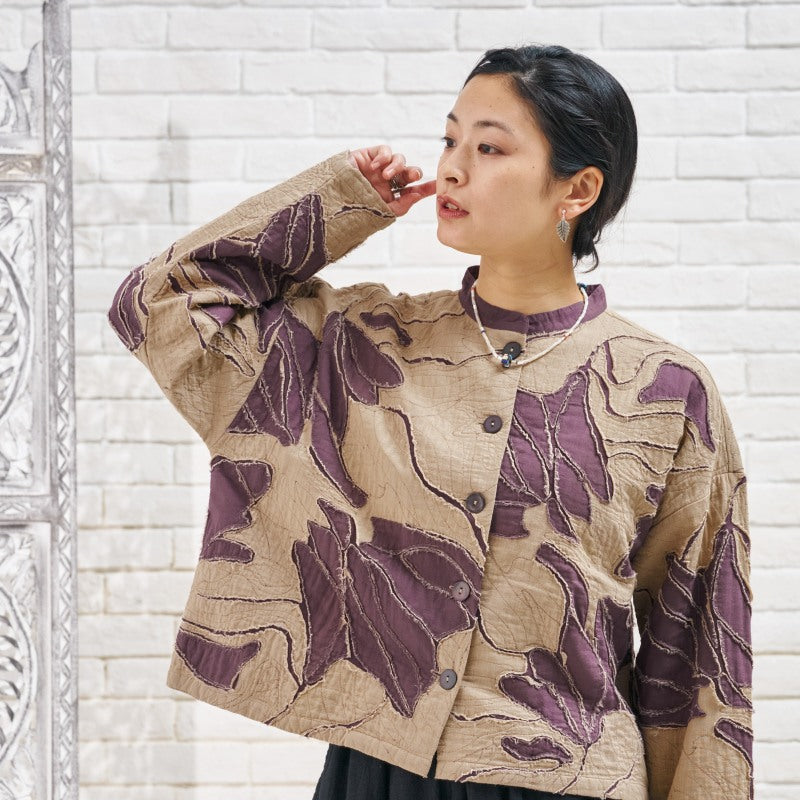 Cotton Layer Cutwork Jacket N